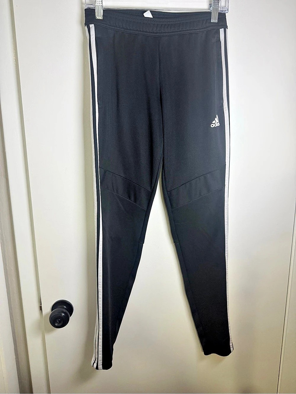 adidas Track Pants Black & White Size Small Like New